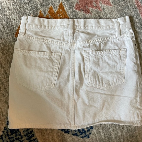 Frame White Denim Mini Skirt 26 - Picture 4 of 4